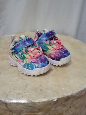 Fila Disruptor II Tie Dye sneakers size 4